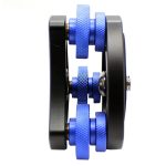 DLEV-3838 Precision Bubble Level Leveling Base Stativkopfplatte mit 3/8 Zoll Schraube und 3 Einstellknöpfen für die Stativmontage – Bild 4