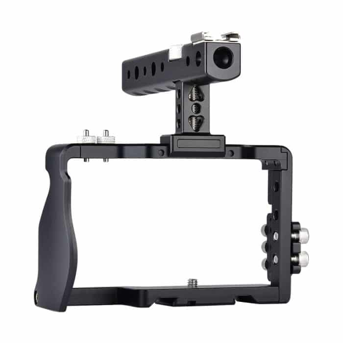YELANGU C6 Kamera-Videokäfig-Griffstabilisator für Sony A6000 / A6300 / A6500 / A6400, Handle Stabilizer – Bild 2