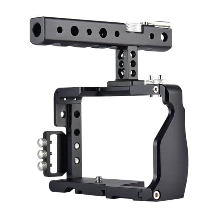 YELANGU C6 Kamera-Videokäfig-Griffstabilisator für Sony A6000 / A6300 / A6500 / A6400, Handle Stabilizer – Bild 4