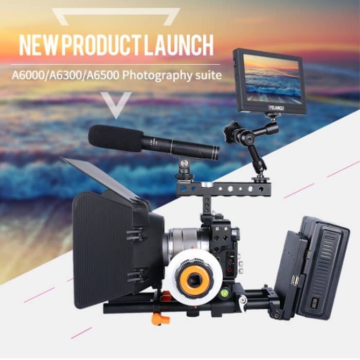 YELANGU C6 Kamera-Videokäfig-Stabilisator für Sony A6000 / A6300 / A6500 / A6400, Stabilizer – Bild 7