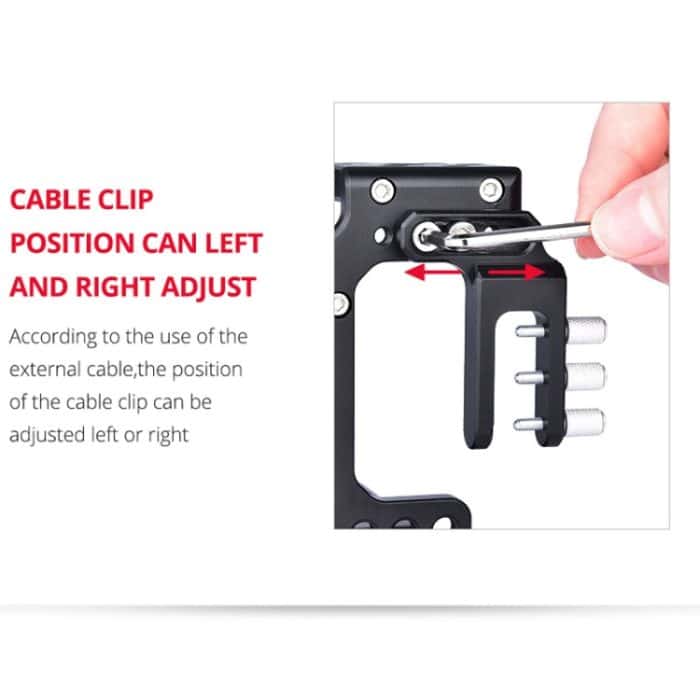 YELANGU CA7 YLG0908A-A01 Videokamera-Käfigstabilisator für Sony A7K, YLG0908A-A01 – Bild 10