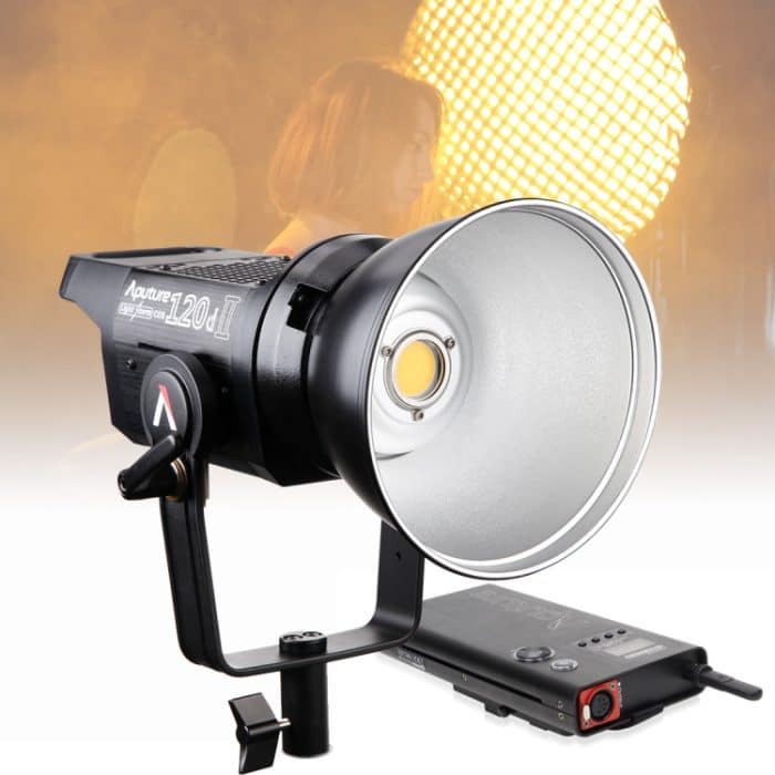 Aputure LS C120D II, hohe Farbwiederherstellung, CRI 96, Lichtsturm, natürliches weißes Licht, 5500 K COB-LED-Studio-Videoleuchte mit 2,4 GHz kabelloser Fernbedienung und Steuerbox – Bild 1