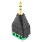 3,5-mm-Stecker 3-poliger 3-poliger Klemmenblock-Stereo-Audioanschluss – Bild 4