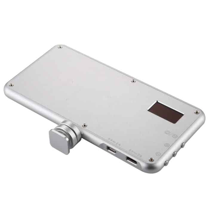 LED011S Pocket 180 LEDs Professionelle Vlogging-Fotografie Video- und Fotostudio-Leuchte mit OLED-Display und Kaltschuhadapterhalterung für Canon / Nikon DSLR-Kameras – Bild 4