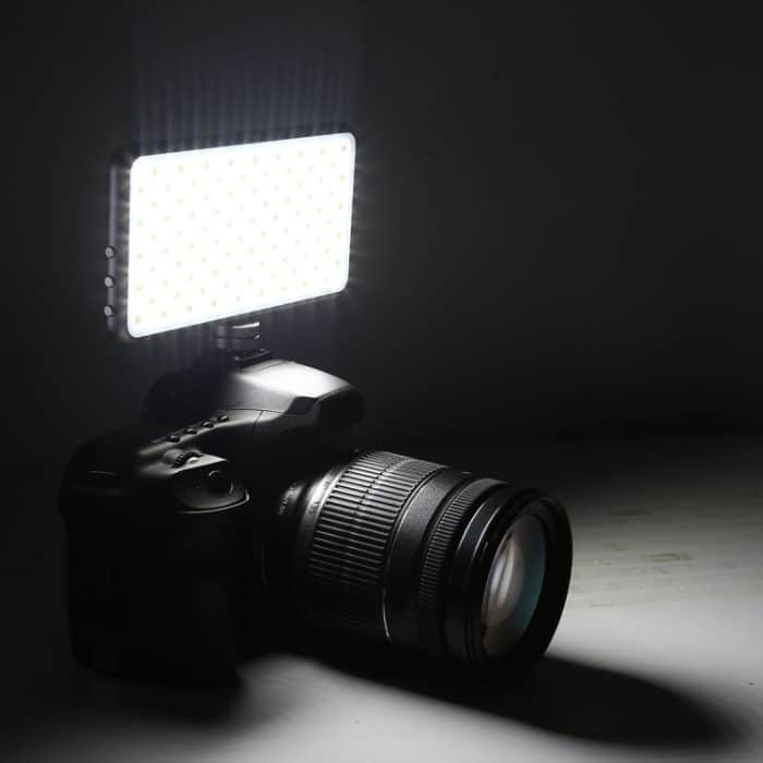 LED011S Pocket 180 LEDs Professionelle Vlogging-Fotografie Video- und Fotostudio-Leuchte mit OLED-Display und Kaltschuhadapterhalterung für Canon / Nikon DSLR-Kameras – Bild 9