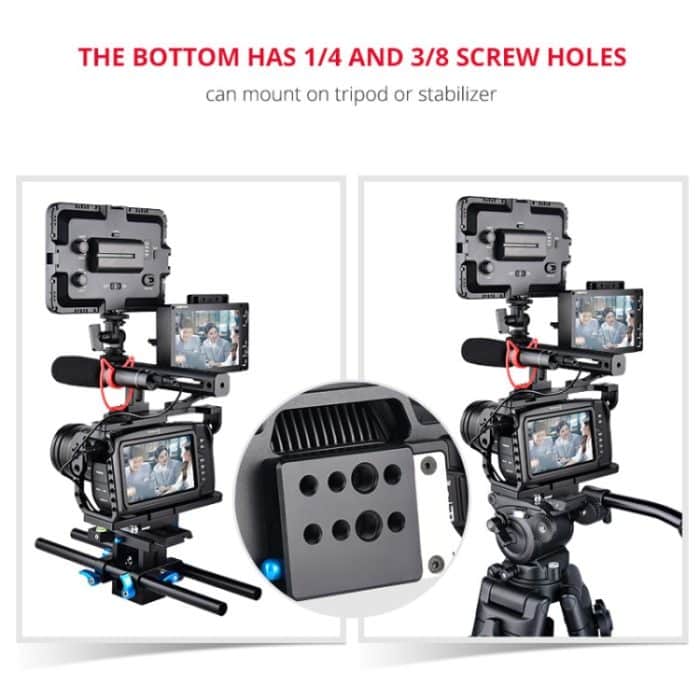 YELANGU C9-A YLG0911A Griff Videokamera Käfigstabilisator für DJI BMPCC 4K, C9-A – Bild 18