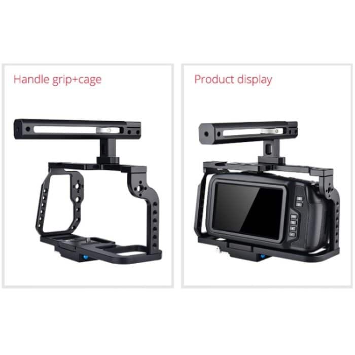 YELANGU C9-A YLG0911A Griff Videokamera Käfigstabilisator für DJI BMPCC 4K, C9-A – Bild 10