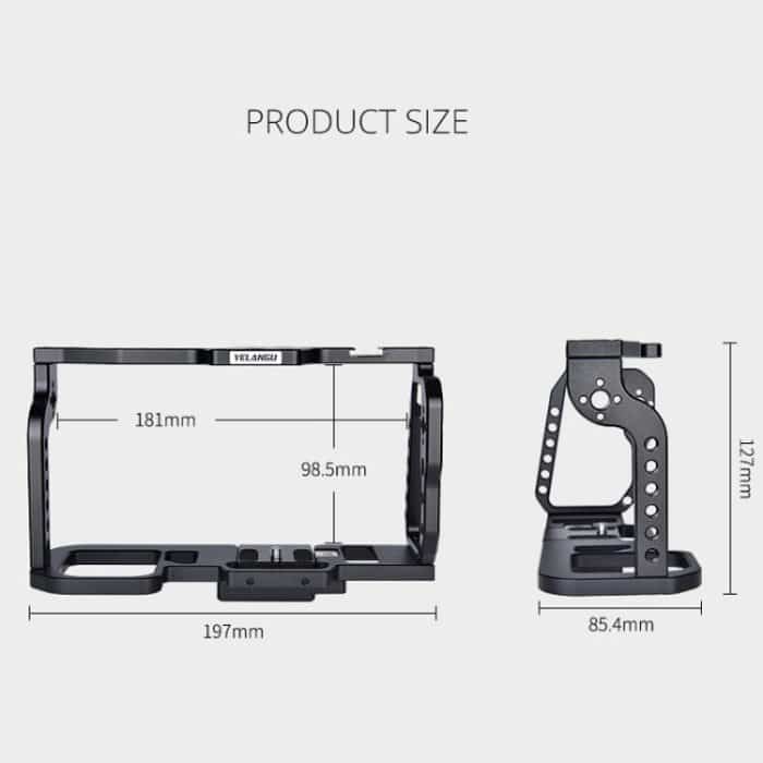 YELANGU C9 YLG0911A-A Videokamera-Käfigstabilisator für DJI BMPCC 4K, C9 – Bild 5