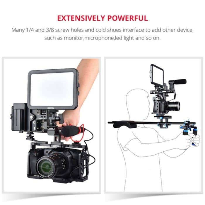 YELANGU C9 YLG0911A-A Videokamera-Käfigstabilisator für DJI BMPCC 4K, C9 – Bild 9