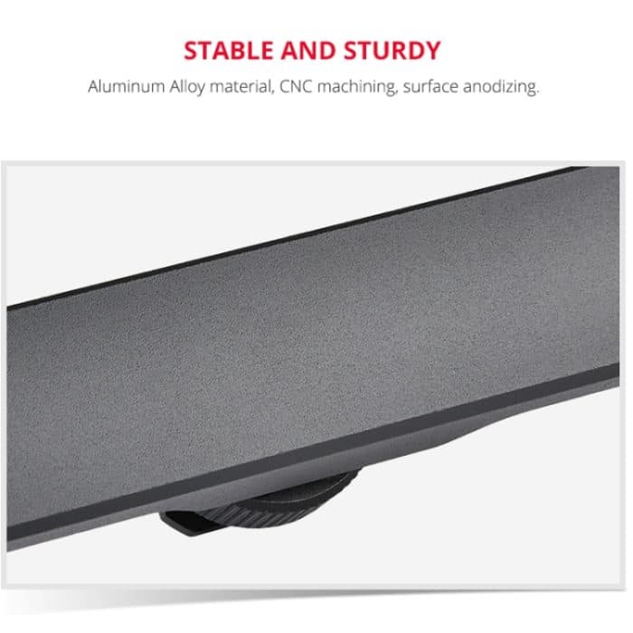 YELANGU YLG0702A Dual Cold Hot Shoe Mount Adapter Aluminiumlegierung Verlängerungshalterung, Dual Cold Hot Bracket – Bild 6