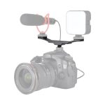 YELANGU YLG0702A Dual Cold Hot Shoe Mount Adapter Aluminiumlegierung Verlängerungshalterung, Dual Cold Hot Bracket – Bild 9
