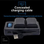 LP-E6 Digitalkamera SLR-Akku Digitales LCD-Ladegerät für die Canon-Serie – Bild 4