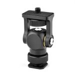 YELANGU 180 Grad schwenkbare Mini-Stativ-Kugelkopfhalterung, Kaltschuhhalterung, 1/4-Zoll-Schraubenadapter, YELANGU Mini Tripod Ball