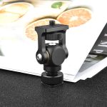YELANGU 180 Grad schwenkbare Mini-Stativ-Kugelkopfhalterung, Kaltschuhhalterung, 1/4-Zoll-Schraubenadapter, YELANGU Mini Tripod Ball – Bild 10
