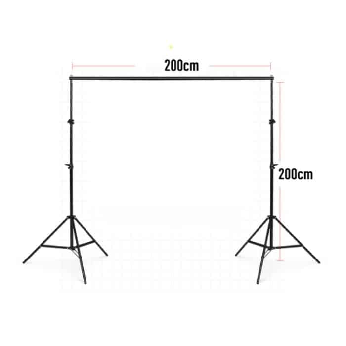 200x200cm Photo Studio Hintergrundunterstützung Ständer Hintergrund Crossbar Bracket Kit – Bild 2