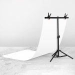 70x75cm T-Form Photo Studio Hintergrundunterstützung Stand Hintergrund Crossbar Bracket Kit mit Clips, ohne Hintergrund