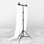 70x200cm T-Form Photo Studio Hintergrund Unterstützung Ständer Hintergrund Crossbar Bracket Kit mit Clips, ohne Hintergrund