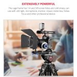 YELANGU C15 YLG0711A Videokamera-Käfigstabilisator mit Griff und Schienenstange für Nikon Z6 / Z7, YLG0711A – Bild 11