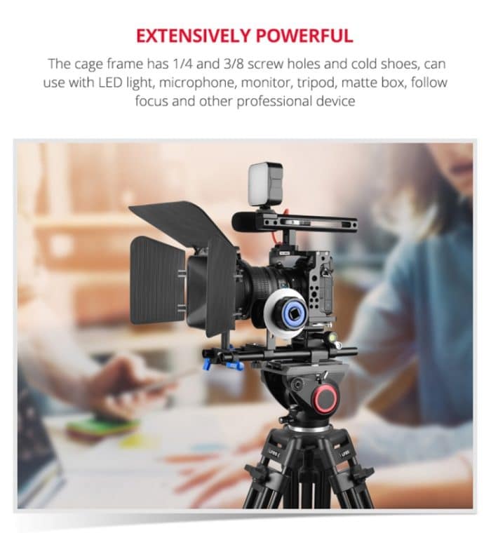 YELANGU C15-A YLG0711A-A01 Videokamera-Käfigstabilisator für Nikon Z6 / Z7, YLG0711A-A01 – Bild 16