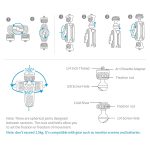 PGYTECH 360-Grad-Einstellung Magic Arm Halterung für Spiegelreflexkamera – Bild 3