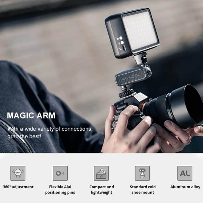PGYTECH 360-Grad-Einstellung Magic Arm Halterung für Spiegelreflexkamera – Bild 4