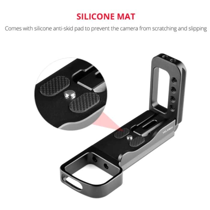 YELANGU YLG0715A 1/4 Zoll Vertical Shoot Schnellwechsel-L-Plattenhalterung Basishalter für Sony A6300 / A6000 / A6100 / A6400 / A6500, For Sony A6300 – Bild 11