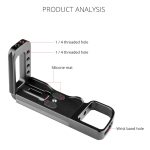 YELANGU YLG0715A 1/4 Zoll Vertical Shoot Schnellwechsel-L-Plattenhalterung Basishalter für Sony A6300 / A6000 / A6100 / A6400 / A6500, For Sony A6300 – Bild 14