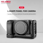 YELANGU YLG0715A 1/4 Zoll Vertical Shoot Schnellwechsel-L-Plattenhalterung Basishalter für Sony A6300 / A6000 / A6100 / A6400 / A6500, For Sony A6300 – Bild 4