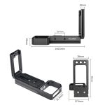 YELANGU CL6 YLG0712A Vertical Shoot Schnellwechsel-L-Plattenhalterung Basishalter für Sony A9 (ILCE-9) / A7 III/ A7R III, For Sony A9 – Bild 14