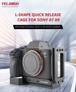YELANGU CL6 YLG0712A Vertical Shoot Schnellwechsel-L-Plattenhalterung Basishalter für Sony A9 (ILCE-9) / A7 III/ A7R III, For Sony A9 – Bild 4