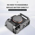 YELANGU CL6 YLG0712A Vertical Shoot Schnellwechsel-L-Plattenhalterung Basishalter für Sony A9 (ILCE-9) / A7 III/ A7R III, For Sony A9 – Bild 9