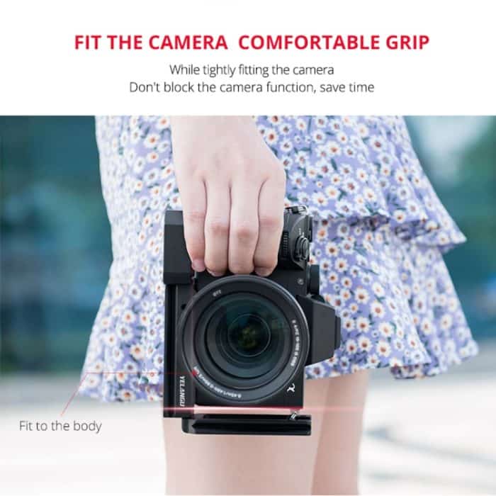 YELANGU CL6 YLG0712A Vertical Shoot Schnellwechsel-L-Plattenhalterung Basishalter für Sony A9 (ILCE-9) / A7 III/ A7R III, For Sony A9 – Bild 10