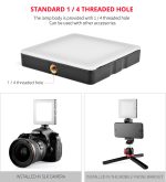 YELANGU Tragbares 49-LED-Telefonfotografie-Fülllicht mit 6 Farbfiltern, Fill Light – Bild 13