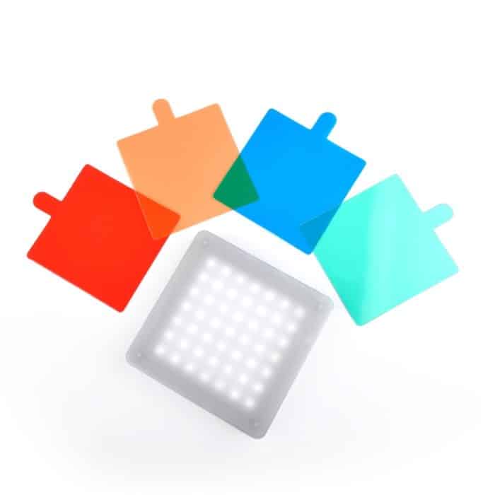 YELANGU Tragbares 49-LED-Telefonfotografie-Fülllicht mit 6 Farbfiltern, Fill Light – Bild 5