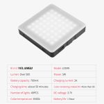 YELANGU Tragbares 49-LED-Telefonfotografie-Fülllicht mit 6 Farbfiltern, Fill Light – Bild 7