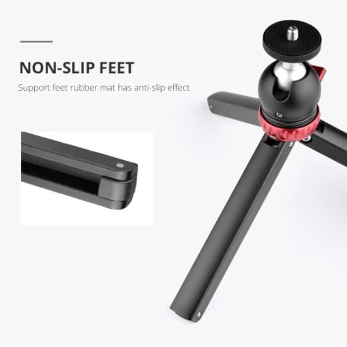 YELANGU T1 YLG1202A Mini-Desktop-Stativhalterung aus Metall mit 360-Grad-Kugelkopf für DSLR- und Digitalkameras – Bild 11