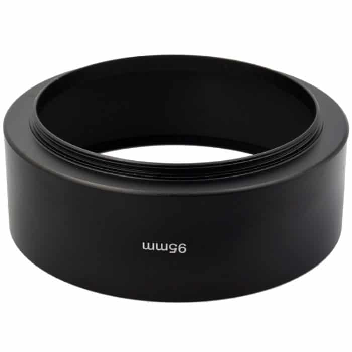 95 mm Gewindetyp Gerade Röhre Vollmetall-Gegenlichtblende für mittlere Teleobjektive – Bild 4