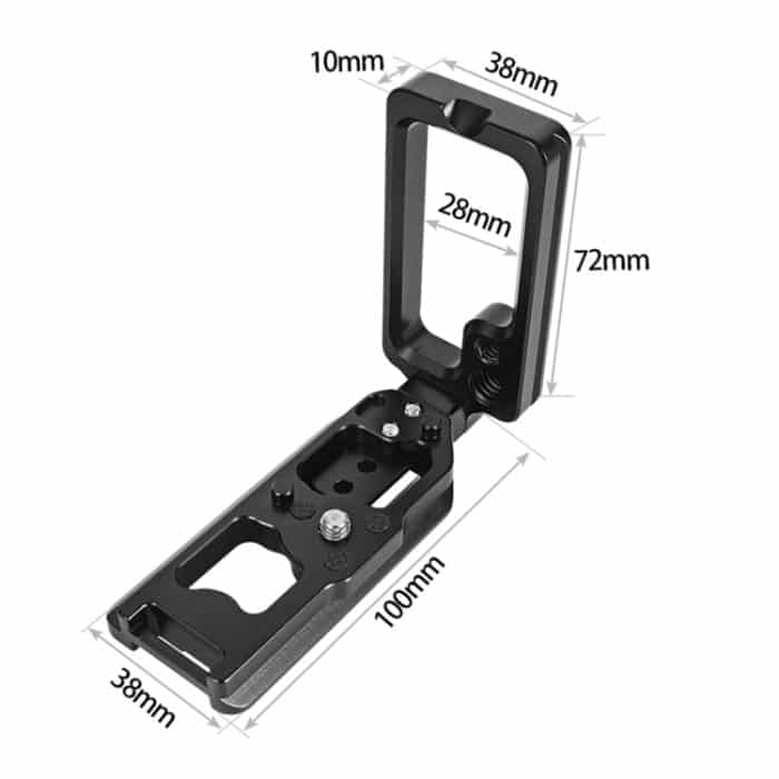 1/4 Zoll Vertical Shoot Quick Release L-Plattenhalterung für Nikon Z6 / Z7 – Bild 5