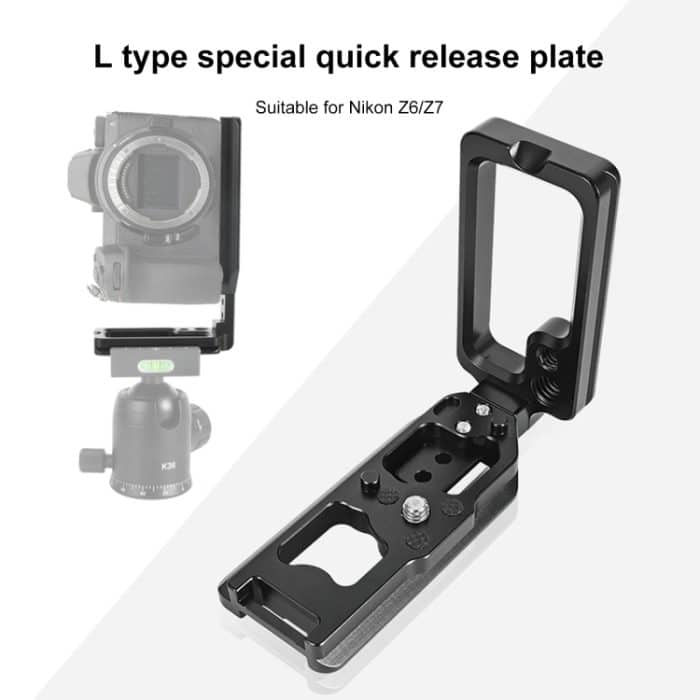 1/4 Zoll Vertical Shoot Quick Release L-Plattenhalterung für Nikon Z6 / Z7 – Bild 6