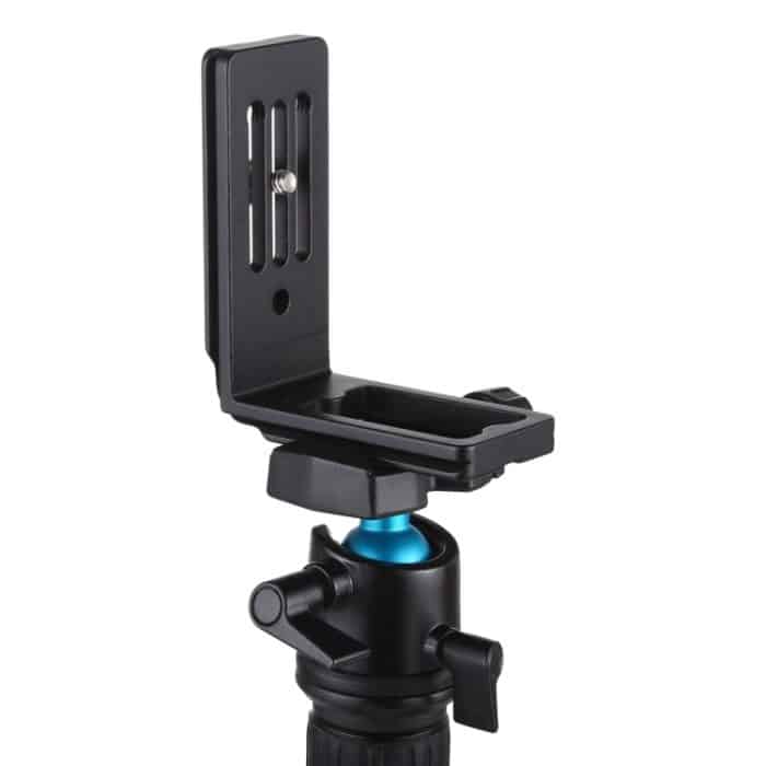 1/4 Zoll Vertical Shoot Quick Release L-Plattenhalterung Basishalter – Bild 5