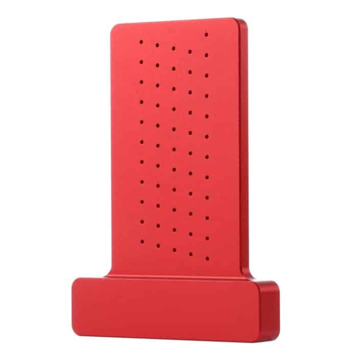 T60 T-förmige Holzbearbeitung Aluminiumlegierungslöcher Lineal Markierungsbefestigungswerkzeug – Bild 3