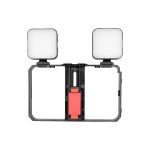 YELANGU PC201 YLG1801A Vlogging Live-Übertragung LED Selfie Light Smartphone Video Rig Griff Stabilisator Kunststoffhalterung Kits – Bild 2