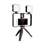 YELANGU PC203 YLG1801C Vlogging Live-Übertragung LED Selfie Light Smartphone Video Rig Griff Stabilisator Kunststoffhalterung Stativ-Kits