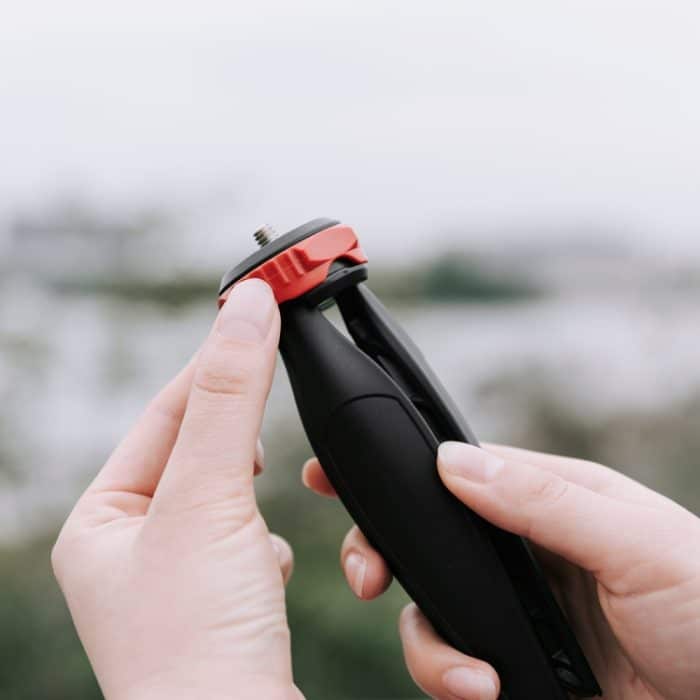 YELANGU PC203 YLG1801C Vlogging Live-Übertragung LED Selfie Light Smartphone Video Rig Griff Stabilisator Kunststoffhalterung Stativ-Kits – Bild 11