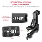 YELANGU A171 YLG0401E-C 360-Grad-Drehung horizontaler freitragender kardanischer Stativkopf für Heim-DV- und Spiegelreflexkameras, YELANGU A171 – Bild 6