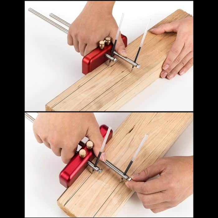 Aluminiumlegierung Holzbearbeitung Level Line Werkzeug Markierungslineal – Bild 12