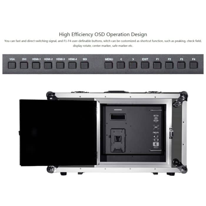 SEETEC 4K280-9HSD-CO 3840x2160 28-Zoll-HDMI-4K-HD-Director-Box-Kamera-Feldmonitor, unterstützt Split mit vier Bildschirmen – Bild 10