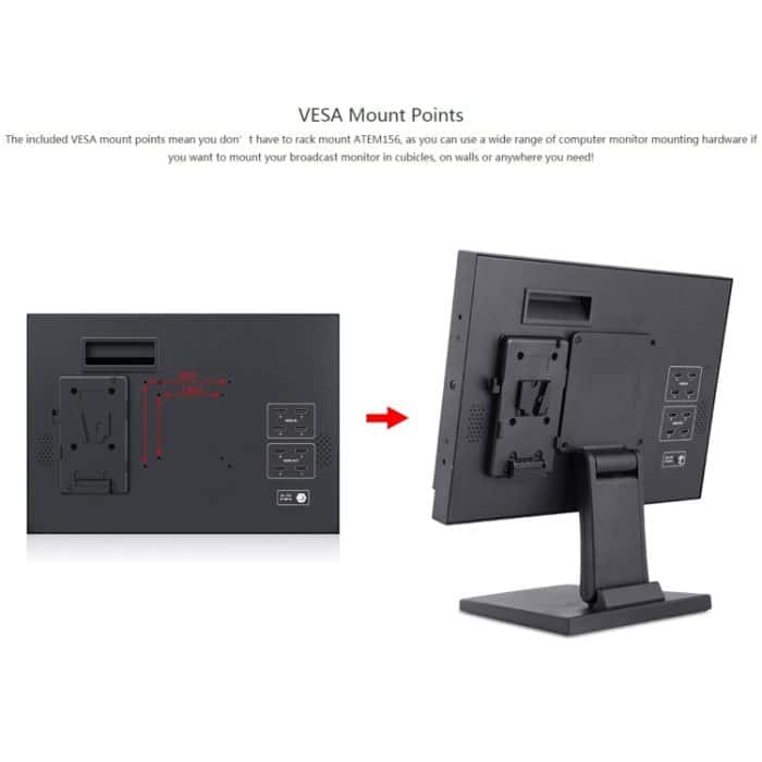 SEETEC ATEM156 1920x1080 15,6-Zoll-IPS-Bildschirm HDMI 4K HD-Live-Broadcast-Kamera-Feldmonitor, unterstützt Split mit vier Bildschirmen – Bild 14