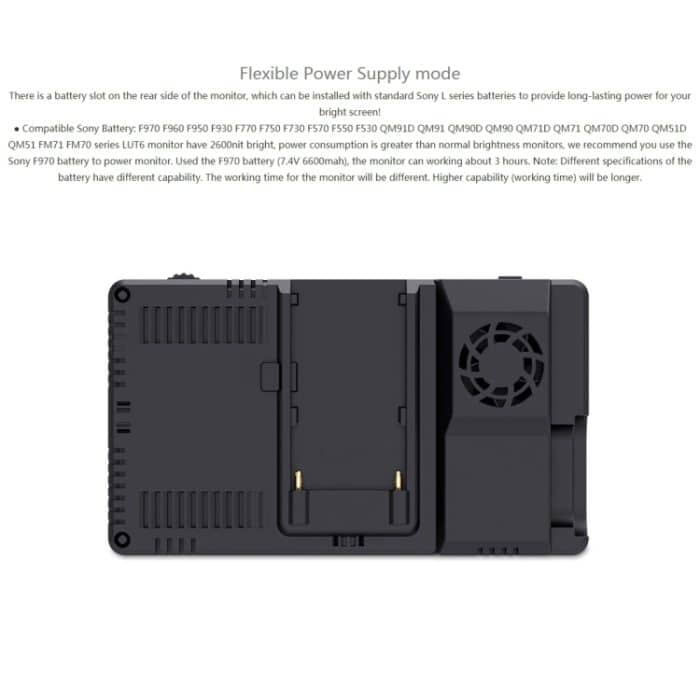 FEELWORLD LUT6 1920x1080 2600 Nits 6 Zoll IPS-Bildschirm HDMI 4K Touch Control Kamera Feldmonitor – Bild 20