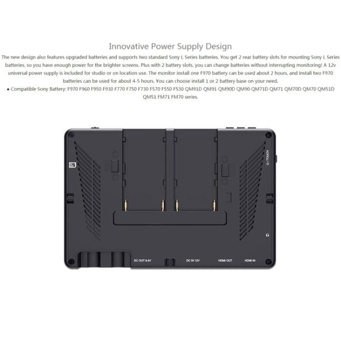 FEELWORLD LUT7 1920x1200 2200 Nits 7-Zoll-IPS-Bildschirm HDMI 4K-Touchscreen-Kamera Feldmonitor – Bild 19